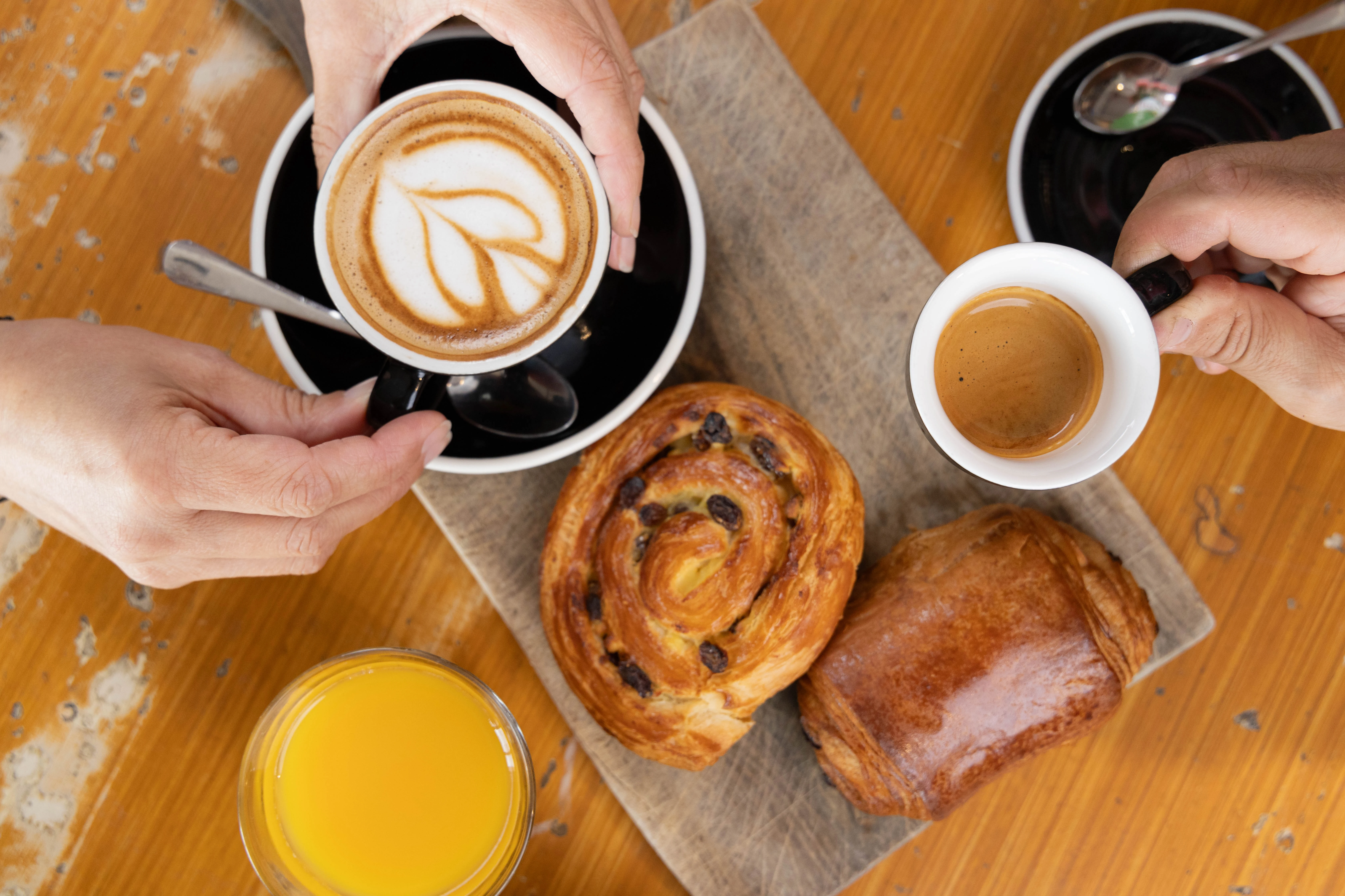 Artisan coffee & fresh pastries